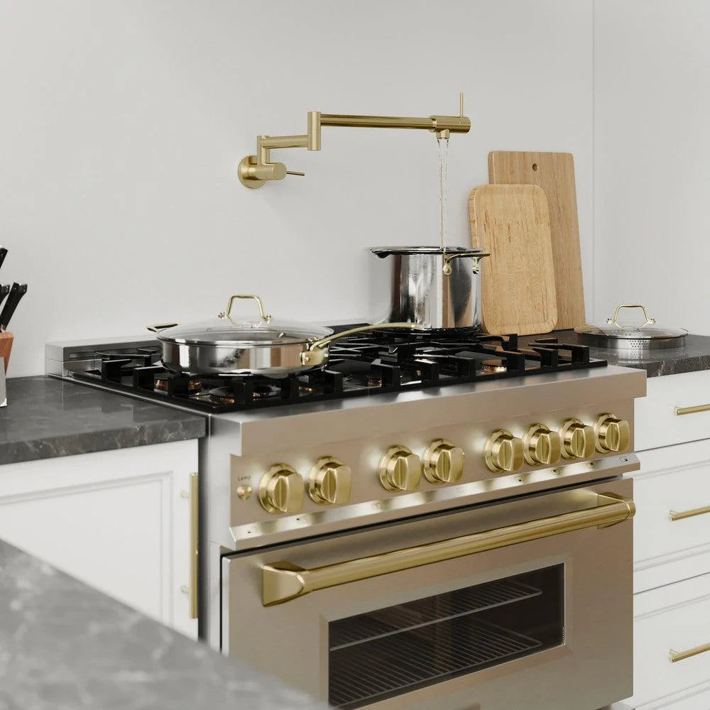 2025 Set de Cocina ZLINE de 10 Piezas en Acero Inoxidable No Tóxico (CWSETL-ST-10)