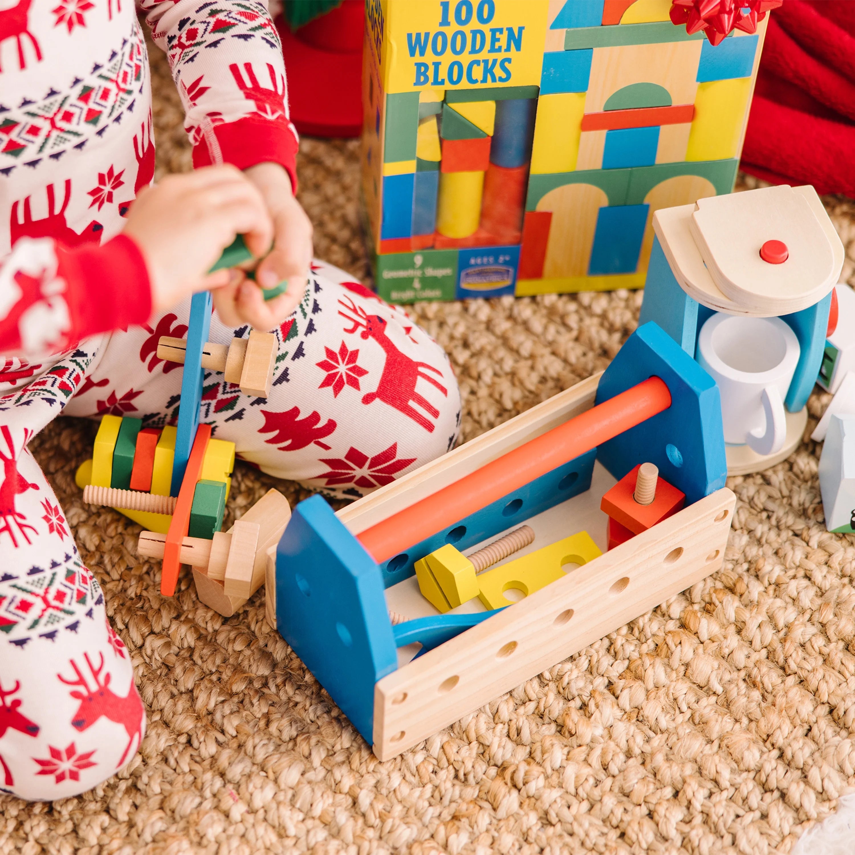 Melissa & Doug 100 Bloques de Madera
