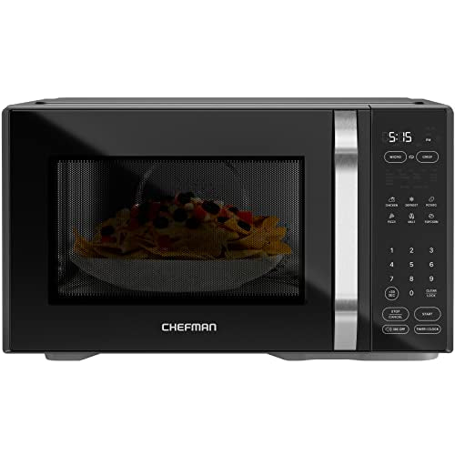 2025 Microondas de Encimera Chefman Essentials de Acero Inoxidable
