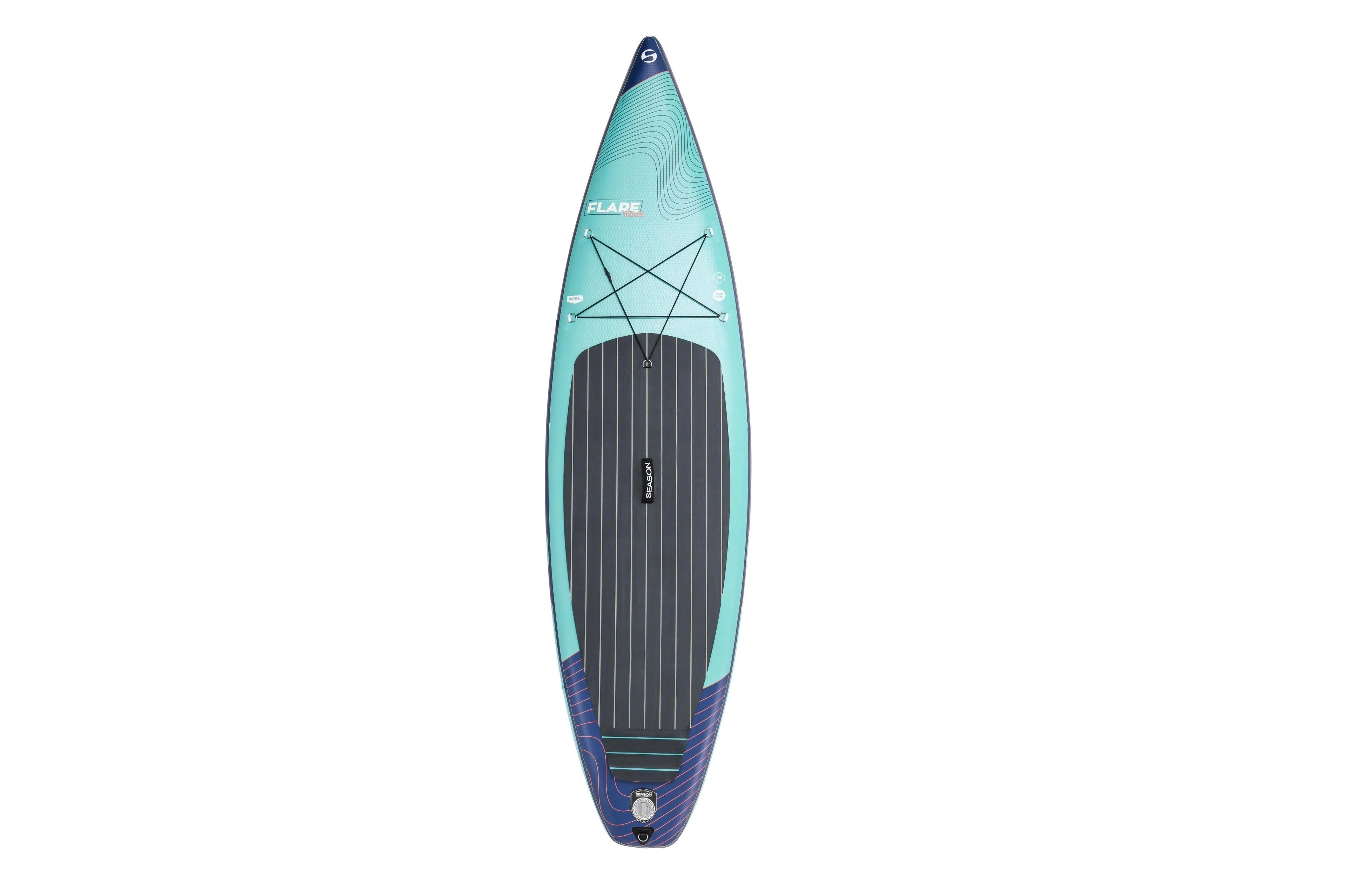 2025 Flare 10.2 Allround SUP hinchable – ligero y resistente, Woven Dropstitch, accesorios incluidos en mochila
