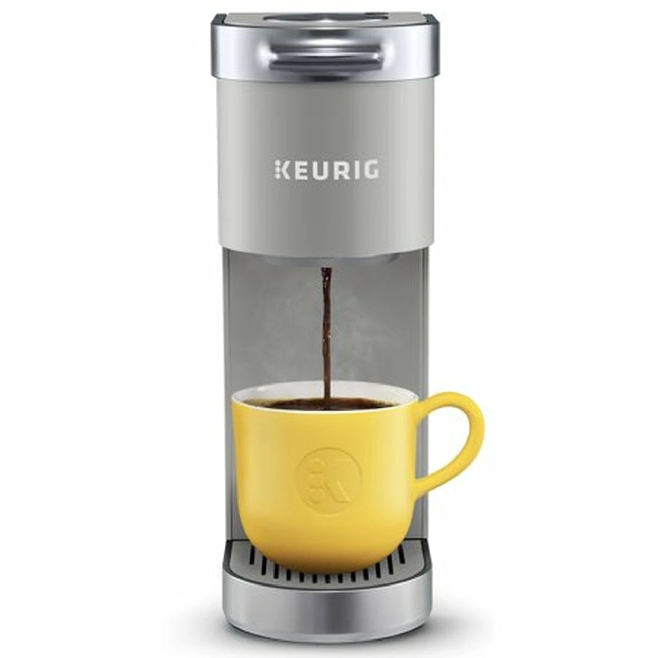 Cafetera Keurig K-Mini Plus, de una sola taza, cápsulas K-Cup, color Studio Gray
