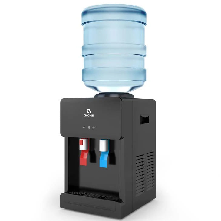 2025 Dispensador de Agua de Sobremesa Avalon Premium de Carga Superior – Agua Caliente y Fría