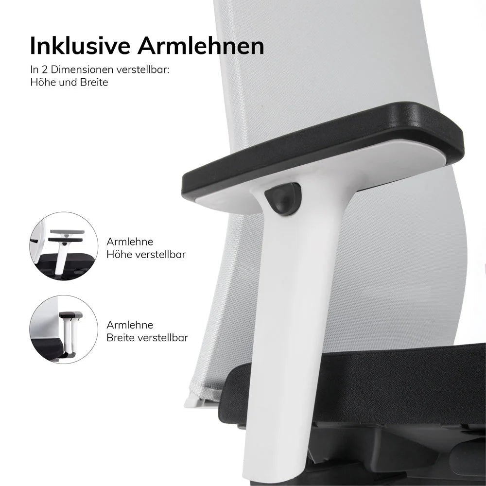 2025 Silla de Oficina Ergonómica con Respaldo de Malla Lento Agilis Matrix MT13 EDICIÓN ESPECIAL Pure Black