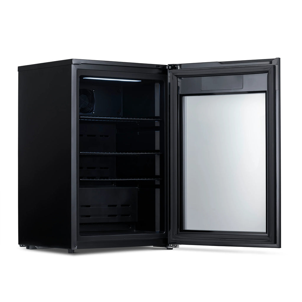 2025 Newair® Refrigerador de Bebidas Negro Independiente para 125 Latas con Función de Congelación Rápida – 22,1”