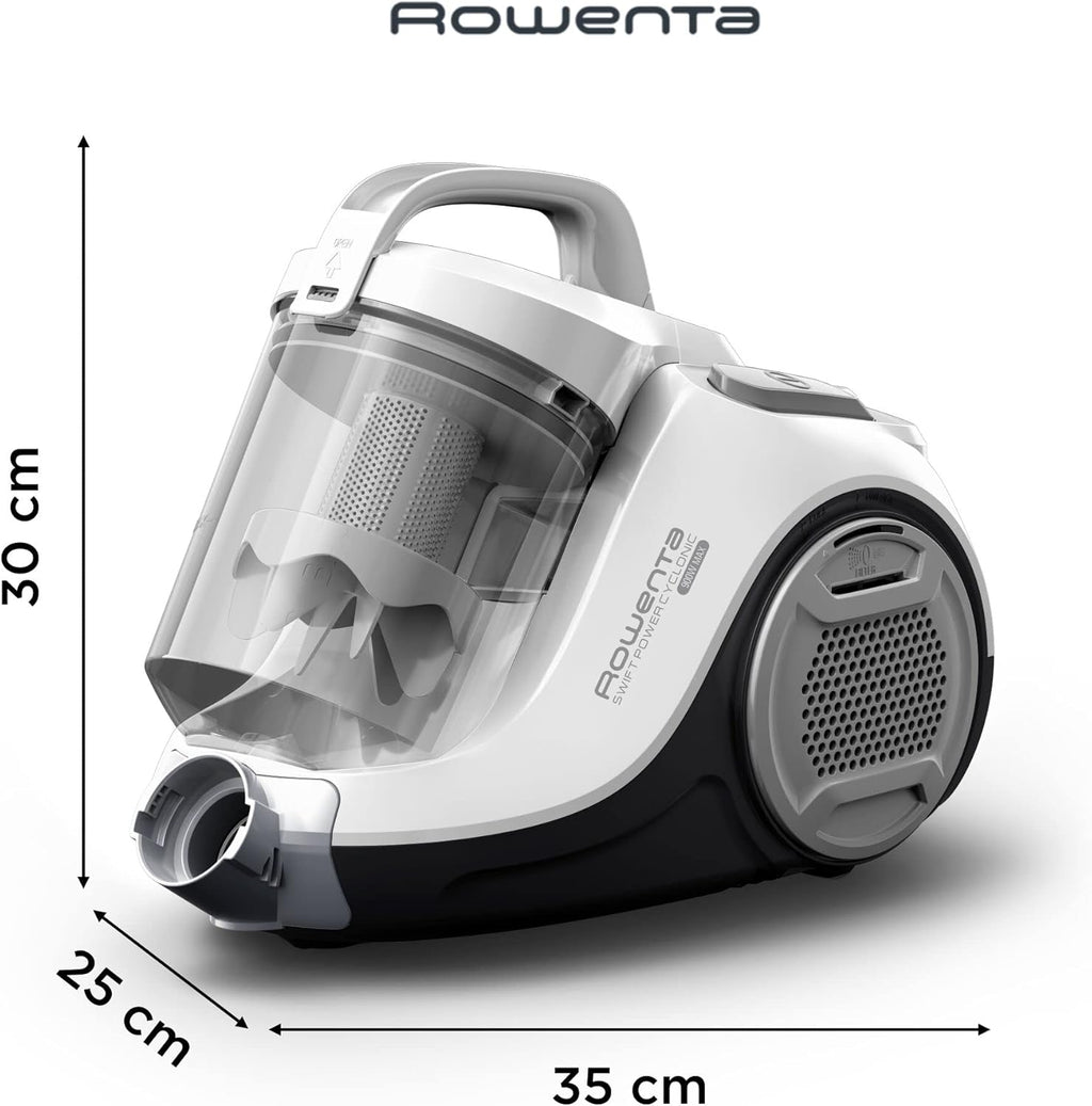 Rowenta Swift Power RO2981 Total Care – Aspiradora Sin Bolsa con Sistema Ciclónico