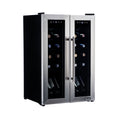 2025 Refrigerador de Vinos Independiente Newair® de Acero Inoxidable – 24 Botellas – 20" con Doble Zona