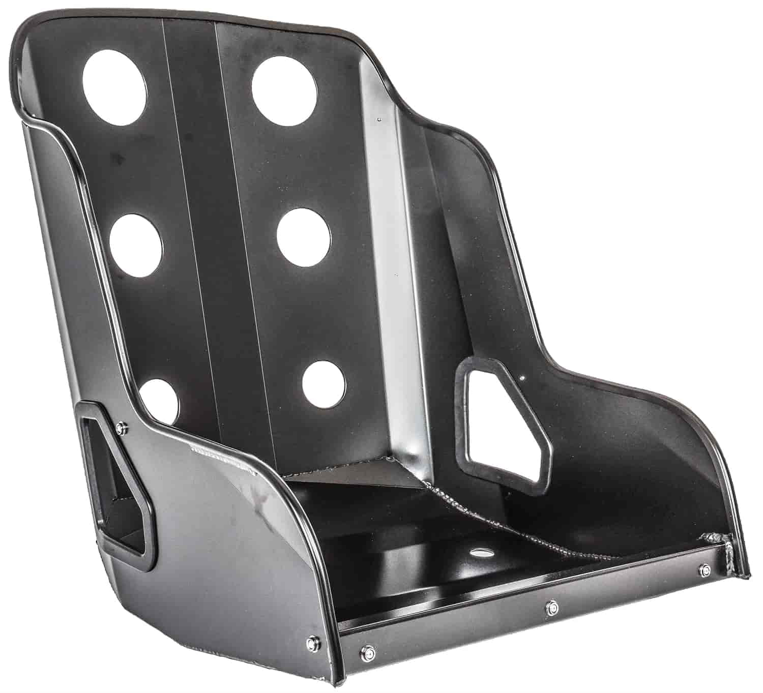JEGS 702272 Asiento Bomber 18 pulgadas de ancho de cadera, 21 pulgadas de respaldo bajo, 24 pulgadas de profundidad, inclinación de 18 grados