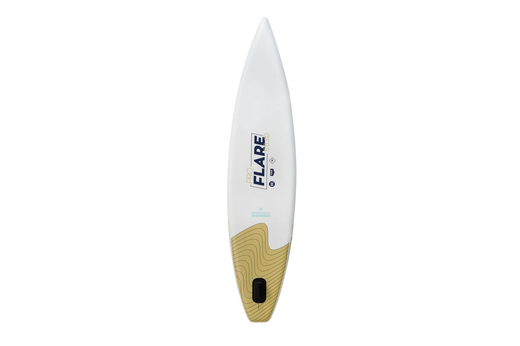 2025 Flare Pro 11.8 Tabla de SUP Allround Touring hinchable – Double Layer Fusion, con bomba, remo de fibra de vidrio y mochila con ruedas