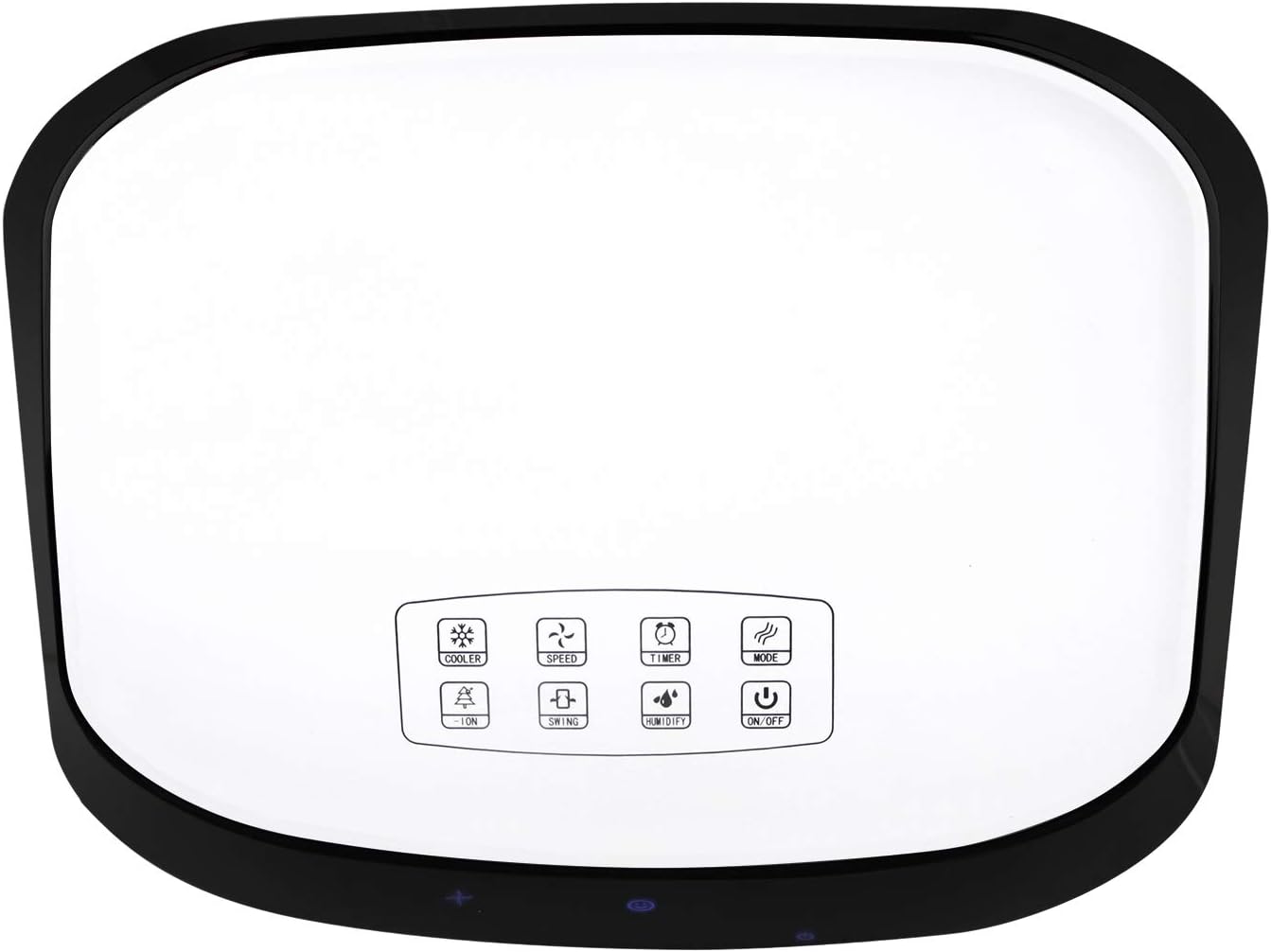 Orbegozo Air 52 – Aire Acondicionado Evaporativo 3 en 1, Depósito de 10 L, 65 W, 3 Velocidades, Temporizador Máximo de 8 Horas, Control Remoto, Acumuladores Fríos, Blanco