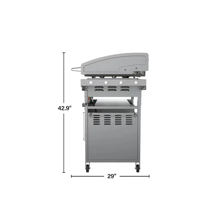 Blackstone ProSeries Estación de Cocina con Plancha de 4 Quemadores de 36" con Campana