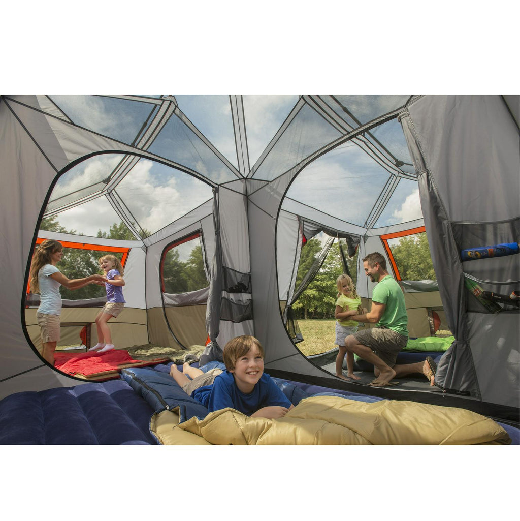 2025 Carpa Instantánea Ozark Trail 16′ x 16′, Duerme 12 Personas