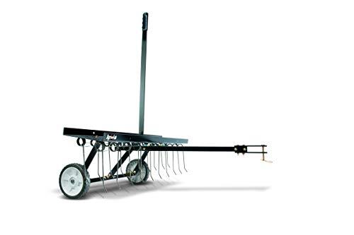 Agri-Fab 45-0295 Descompactador Manual de Césped de 48 Pulgadas con Dientes, Negro, Mediano