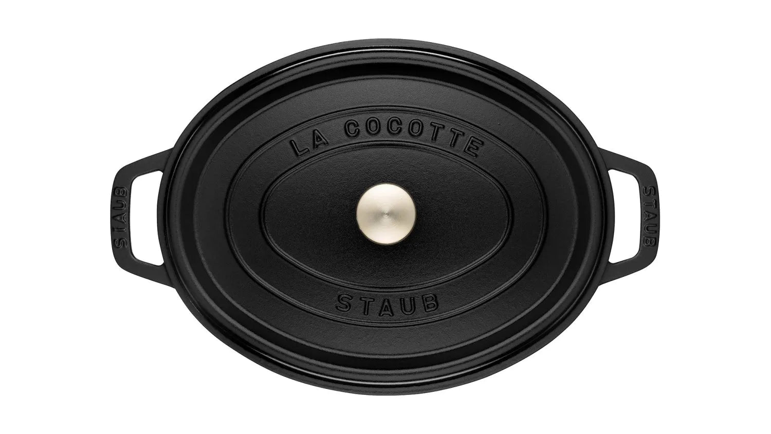 2025 Staub Cocotte Ovalada 12L – Cocotte de Hierro Fundido de Alta Calidad para una Cocción Uniforme de Grandes Platos