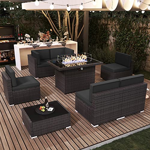 LayinSun Mobiliario de Exterior Seccional para Conversación