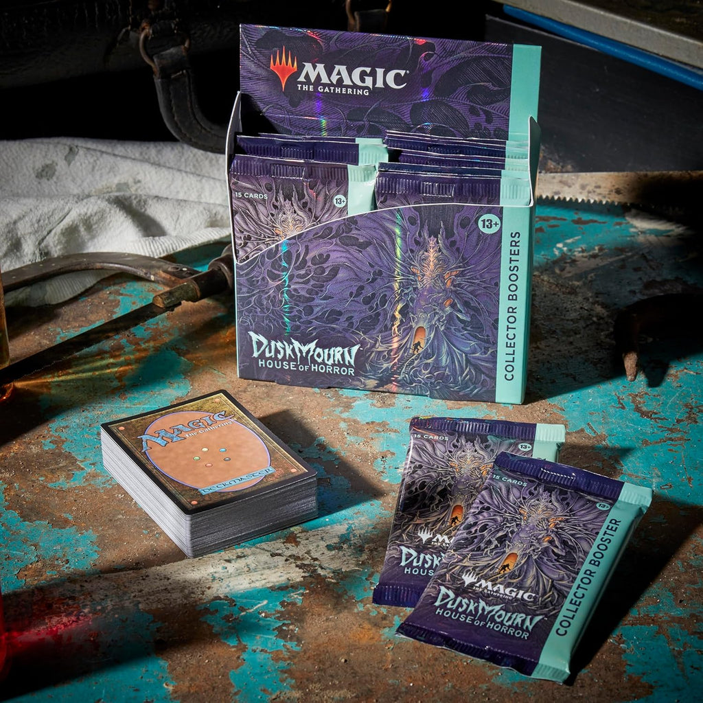 Magic: The Gathering Duskmourn: Casa del Horror – Caja de Sobres de Coleccionista