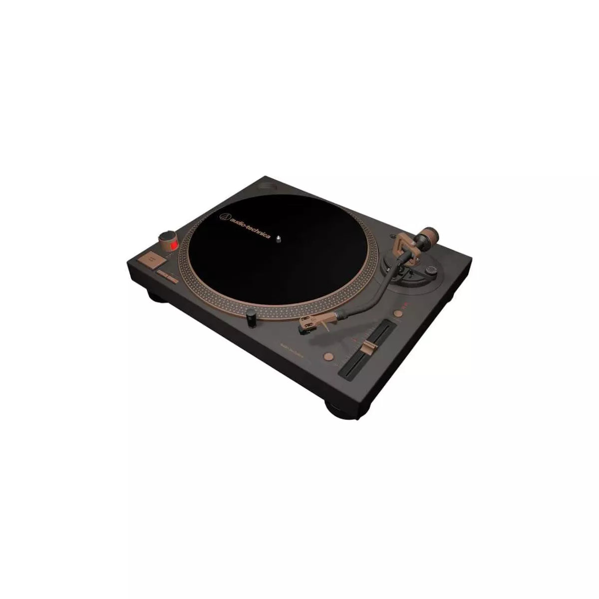 2025 Audio Technica AT-LP120XUSB-BZ Tocadiscos de transmisión directa USB, color bronce – Reproductor de vinilo de 3 velocidades con preamplificador integrado y conversión digital
