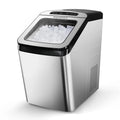 2025 Máquina de hielo con compresor de alta eficiencia EUHOMY 18'' – Hielo tipo Nugget masticable, compacta y potente