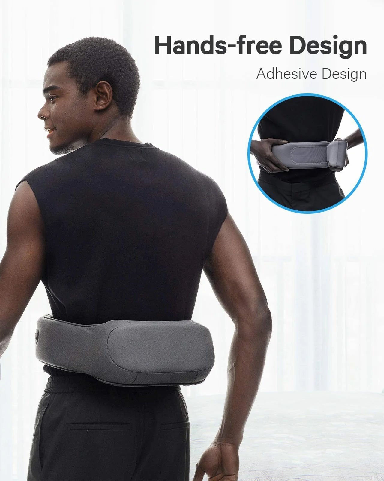 2025 Naipo oCuddle-P1 – Masajeador Inalámbrico Recargable para Cuello y Hombros, Masaje Shiatsu