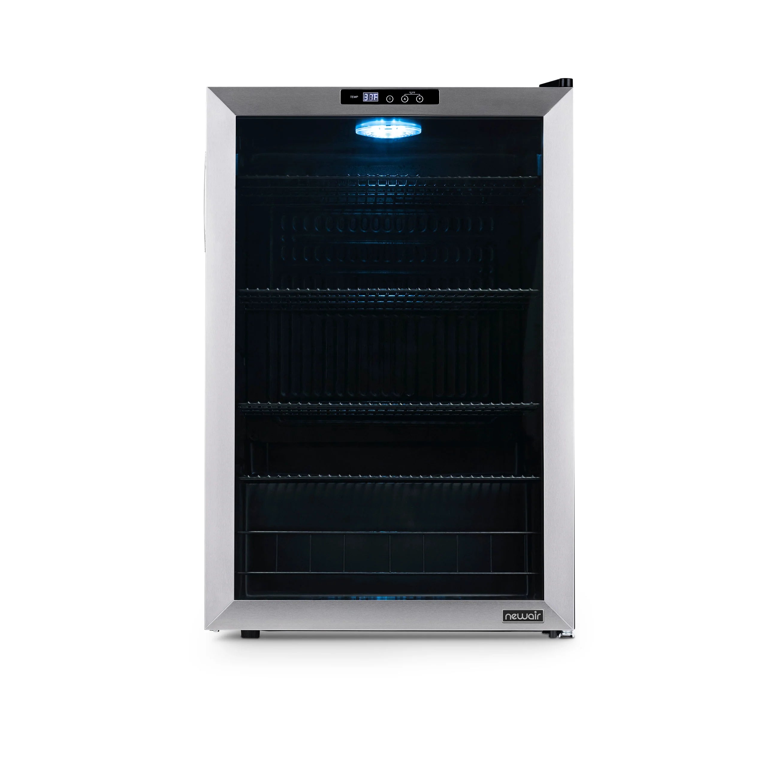 2025 Newair® Refrigerador de Bebidas Independiente en Acero Inoxidable – 160 Latas – 21,3"