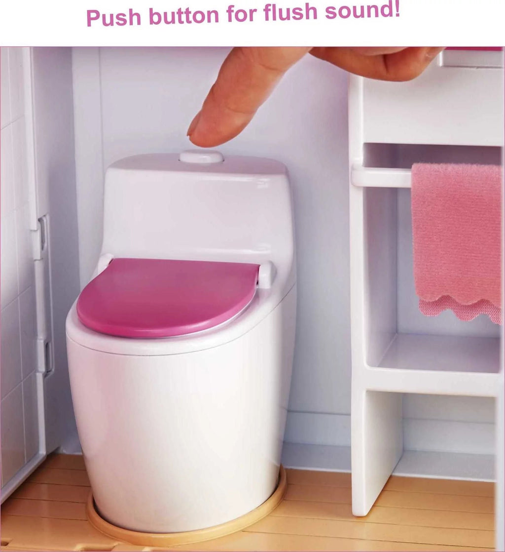 Casa de Muñecas Barbie DreamHouse con más de 70 Accesorios, Elevador Funcional, Luces y Sonidos