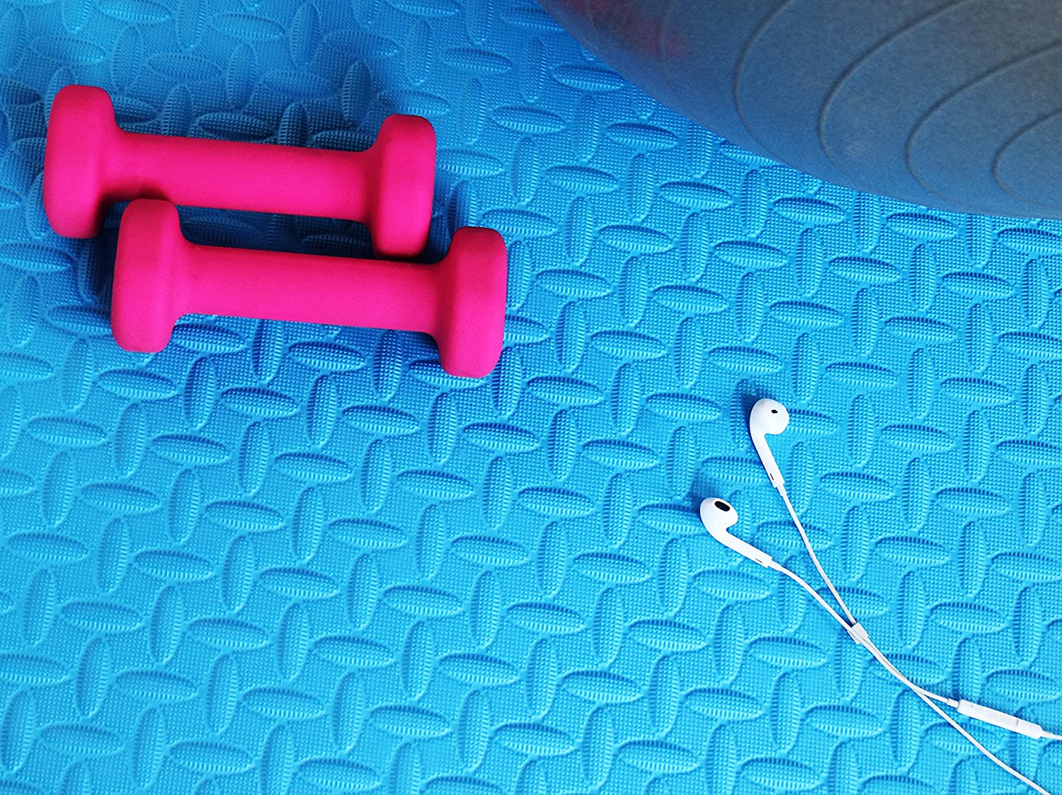 Tapete de ejercicio tipo rompecabezas BalanceFrom con losetas entrelazadas de espuma EVA