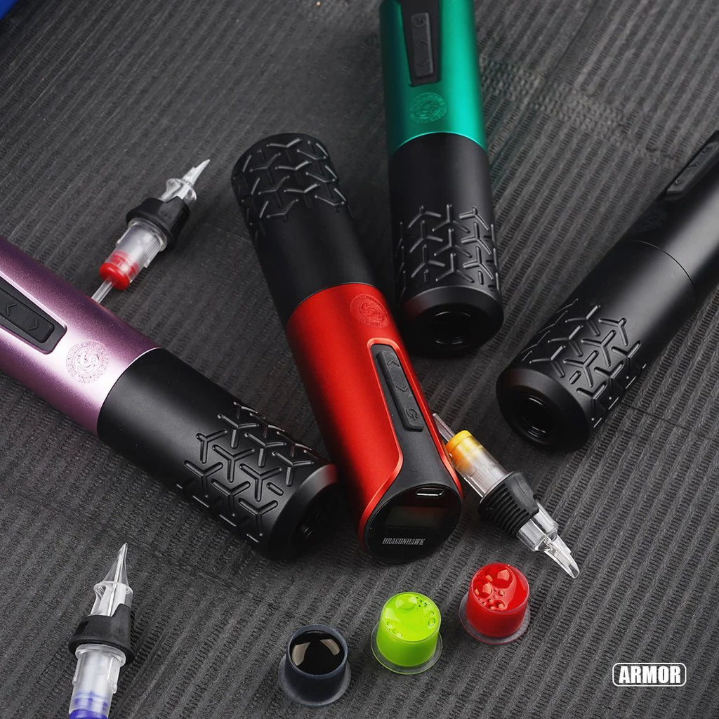 Máquina de Tatuaje Rotativa Inalámbrica Dragonhawk con Baterías Reemplazables