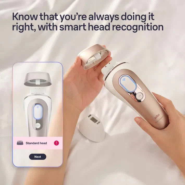 2025 Braun Skin i-expert PL7147 Depiladora IPL con Cable – El Primer Sistema IPL Inteligente del Mundo