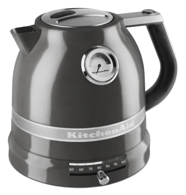 2025 Set de desayuno KitchenAid Artisan que incluye hervidor 5KEK1522, tostadora de 2 ranuras 5KMT2204 y tostadora para panecillos