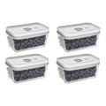 2025 ZWILLING Fresh & Save - Set de 4 recipientes de vidrio para conservación al vacío