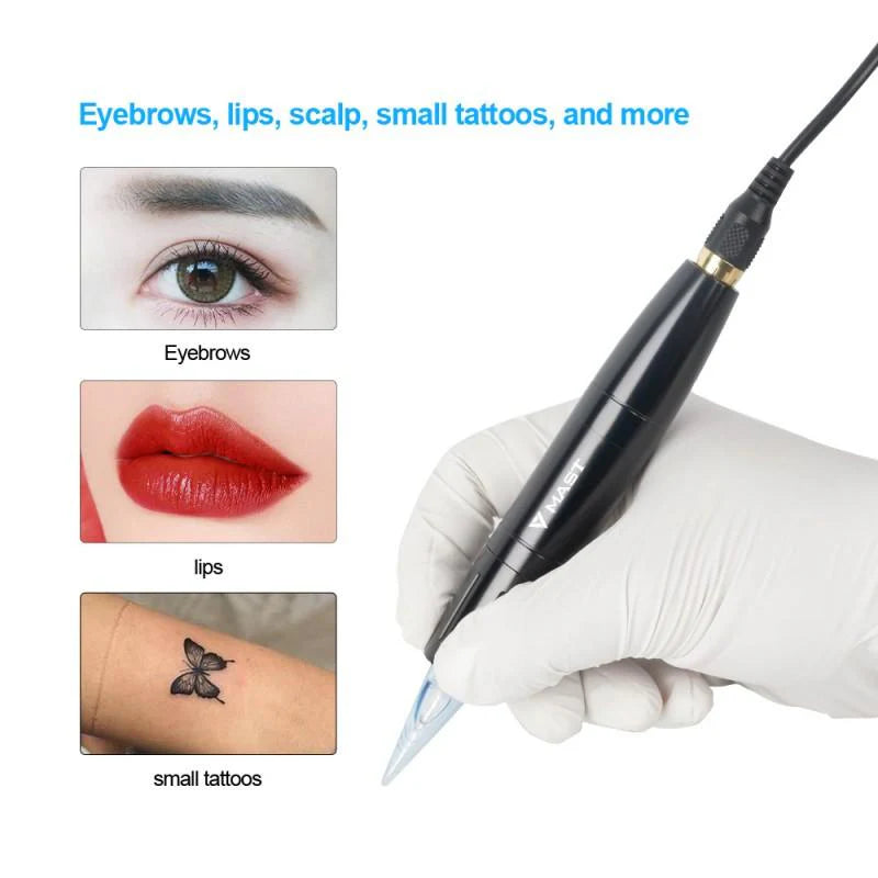 Kit de Tatuaje Dragonhawk Mast Magi Pen con Fuente de Alimentación Mast Halo y Cartuchos