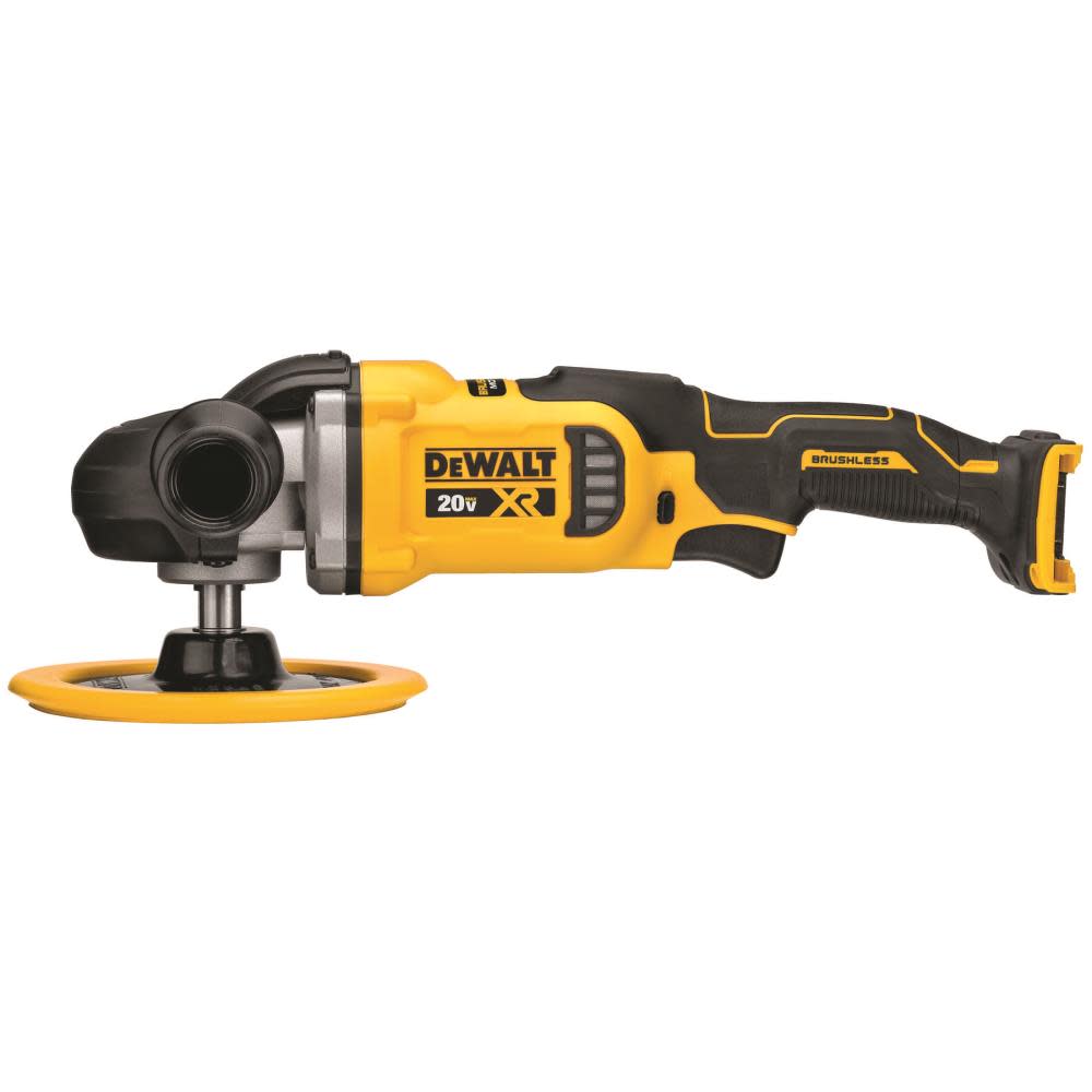 2025 Pulidora Rotativa 20V MAX XR de 7 Pulgadas (180mm) con Velocidad Variable, Herramienta Sola DCM849B