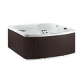 Lifesmart Spas – Spa rectangular Plug and Play para 5 personas, 23 chorros con ozonizador, color Espresso