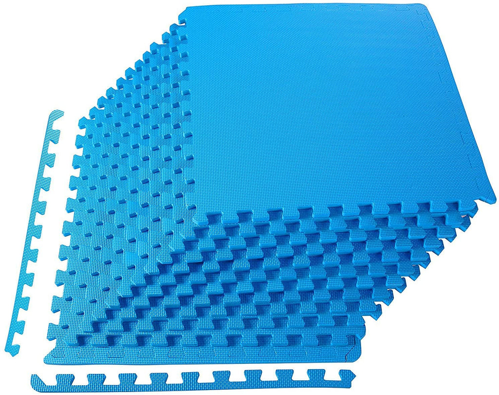 Tapete de ejercicio tipo rompecabezas BalanceFrom con losetas entrelazadas de espuma EVA