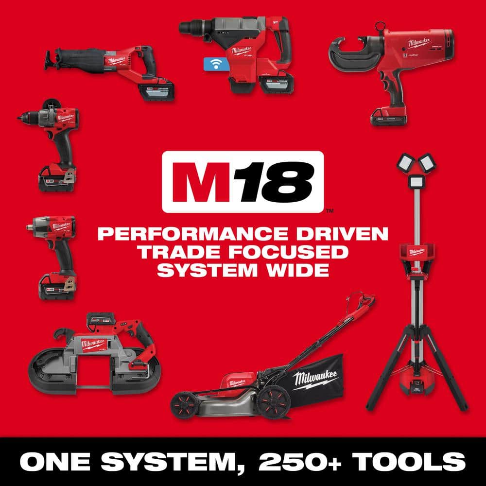 Kit combinado inalámbrico M18 de 18V con batería de litio (6 herramientas) con dos baterías de 3.0 Ah, 1 cargador, 1 bolsa para herramientas 2696-26