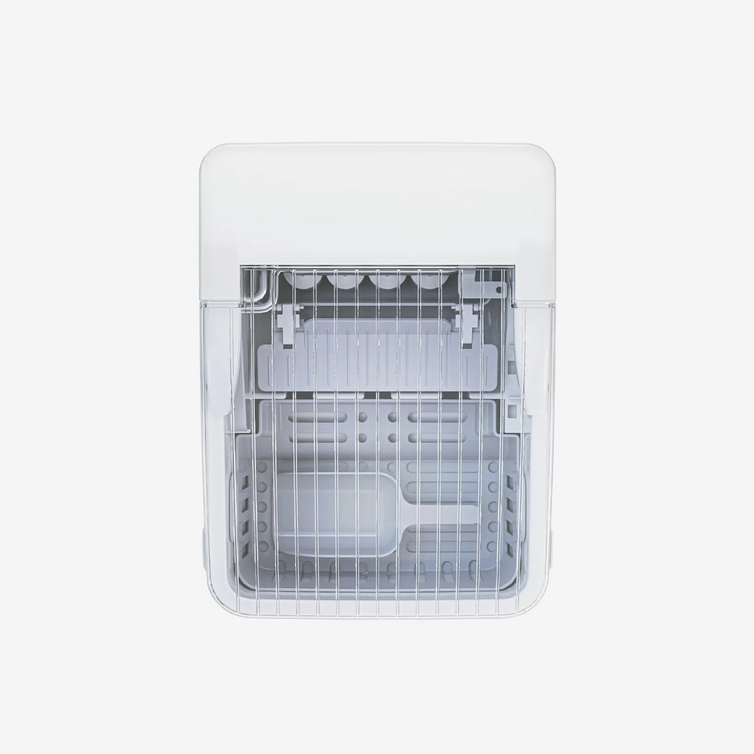 Máquina de Hielo de Mostrador - 2L Autolimpiante - Producción Diaria de 15 kg - Blanco