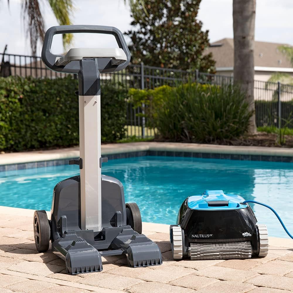 2025 Limpiador Robótico de Piscina Dolphin Nautilus CC para Piscinas de hasta 33 Pies – Cepillo de Escalado de Paredes