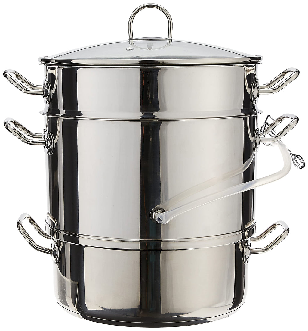 Norpro 619 Extractor de Jugo y Vaporera de Acero Inoxidable