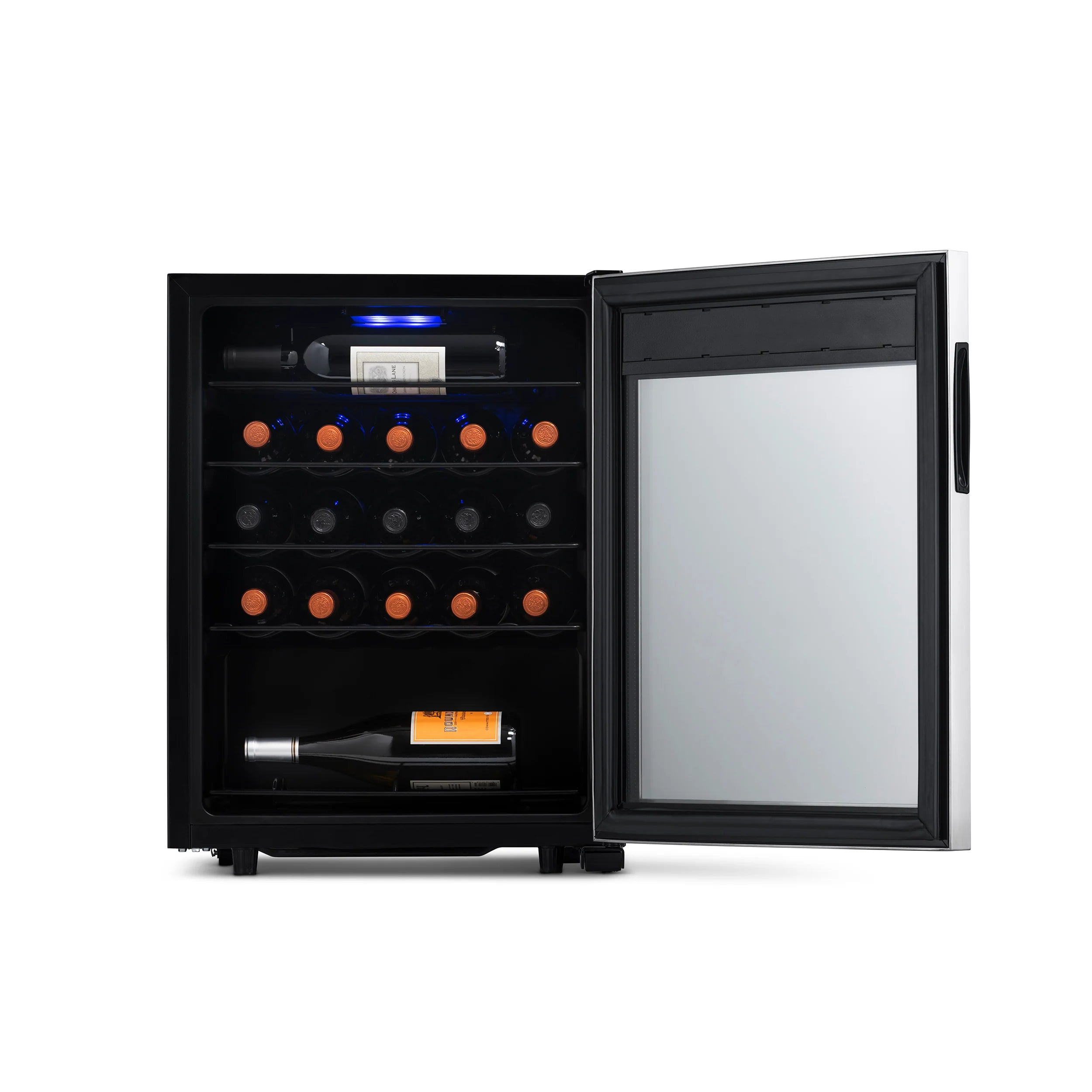 2025 Refrigerador de Vinos Independiente Newair® de Acero Inoxidable – 23 Botellas – 18,9"