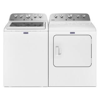 2025 Lavadora de carga superior Maytag de 4.8 pies³ con Extra Power Boost, blanca – Modelo MVW5430MW