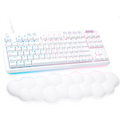 Logitech – Teclado Gaming Mecánico Cableado TKL G713 Aurora Collection con Interruptores Lineales para PC/Mac, con Reposa Palmas Incluido – Blanco Niebla