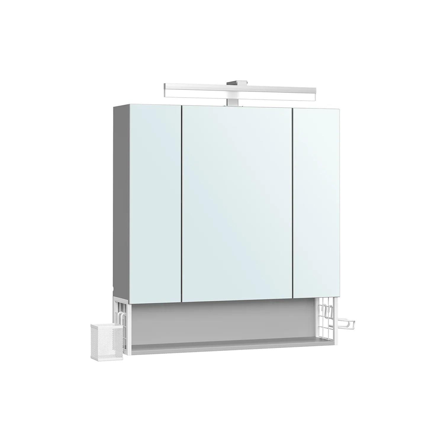 Armario de Baño con Espejo 3 Puertas