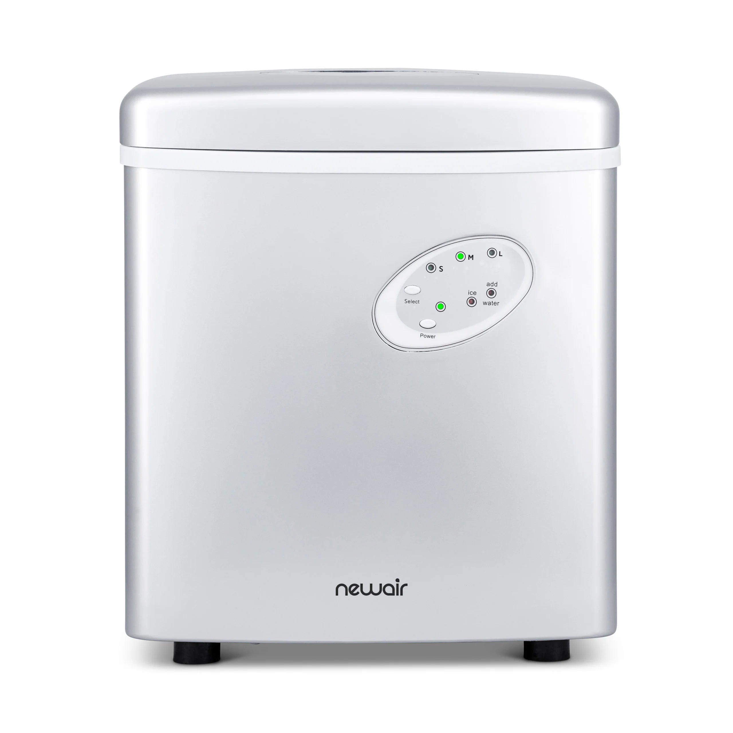 2025 Máquina de Hielo de Encimera Newair® – Cubos de Hielo en Forma de Bala