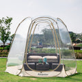 Alvantor Tienda Burbuja Gazebo Plegable, Cúpula Igloo para Jardín y Patio para 8-10 Personas