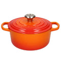 2025 Le Creuset - Cacerola / Cocotte Signature redonda Naranja Rojo 24 cm 4,2 l