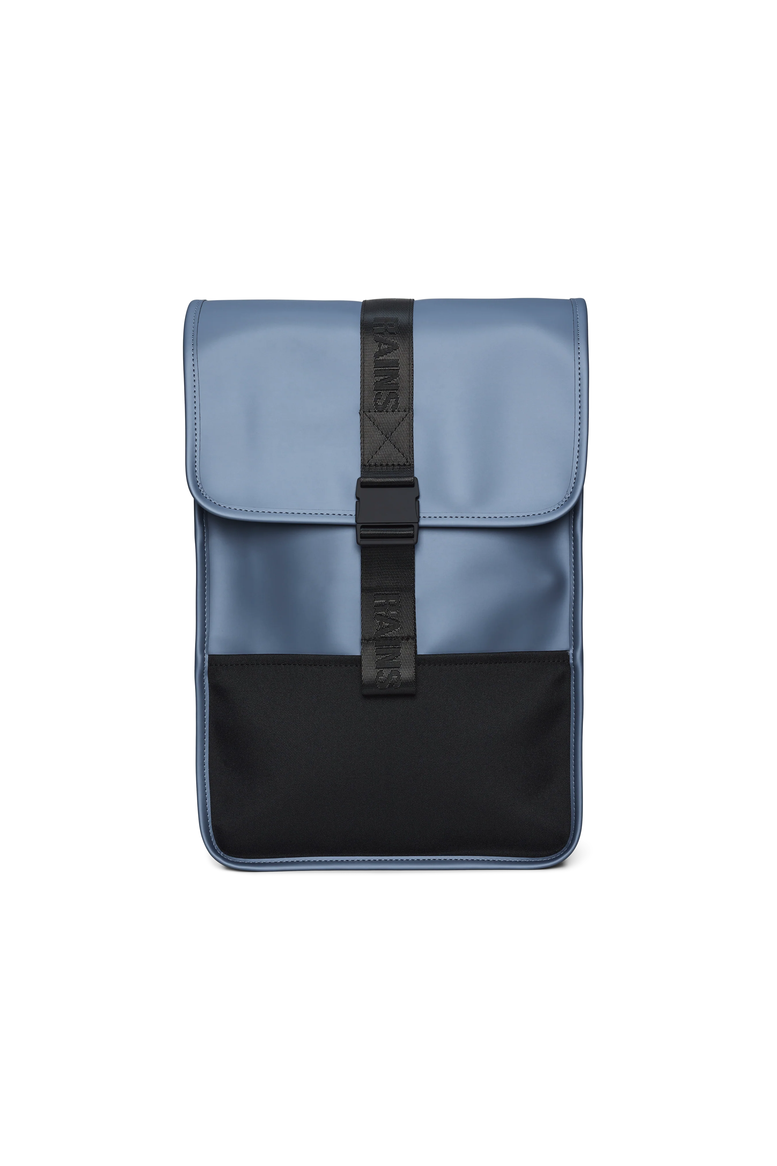 2025 Trail Backpack Mini – Mochila de Día Repelente al Agua (15") con Solapa y Hebilla de Goma – Tejido PU – Compartimento Acolchado para Portátil