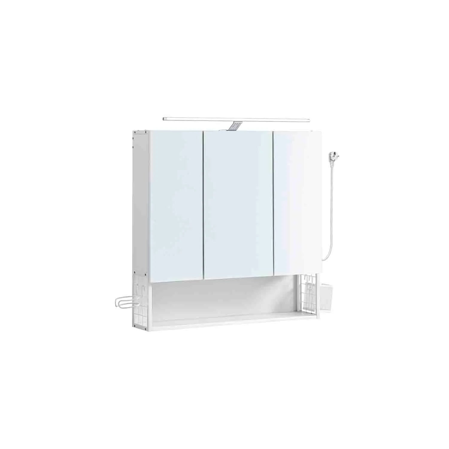 Armario de Baño con Espejo 3 Puertas