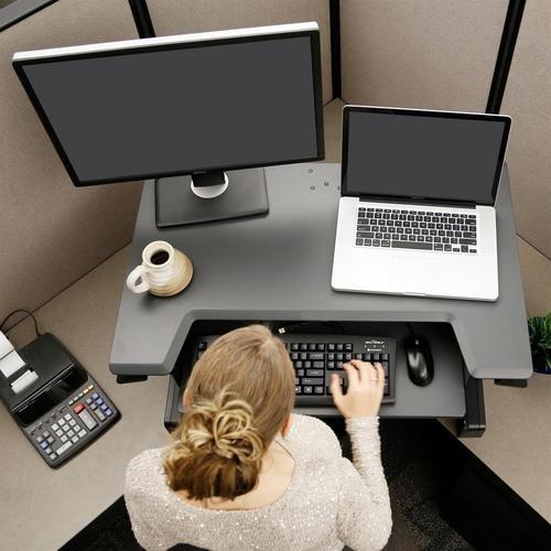 Estación de trabajo ajustable sentado-de pie WorkFit-TL