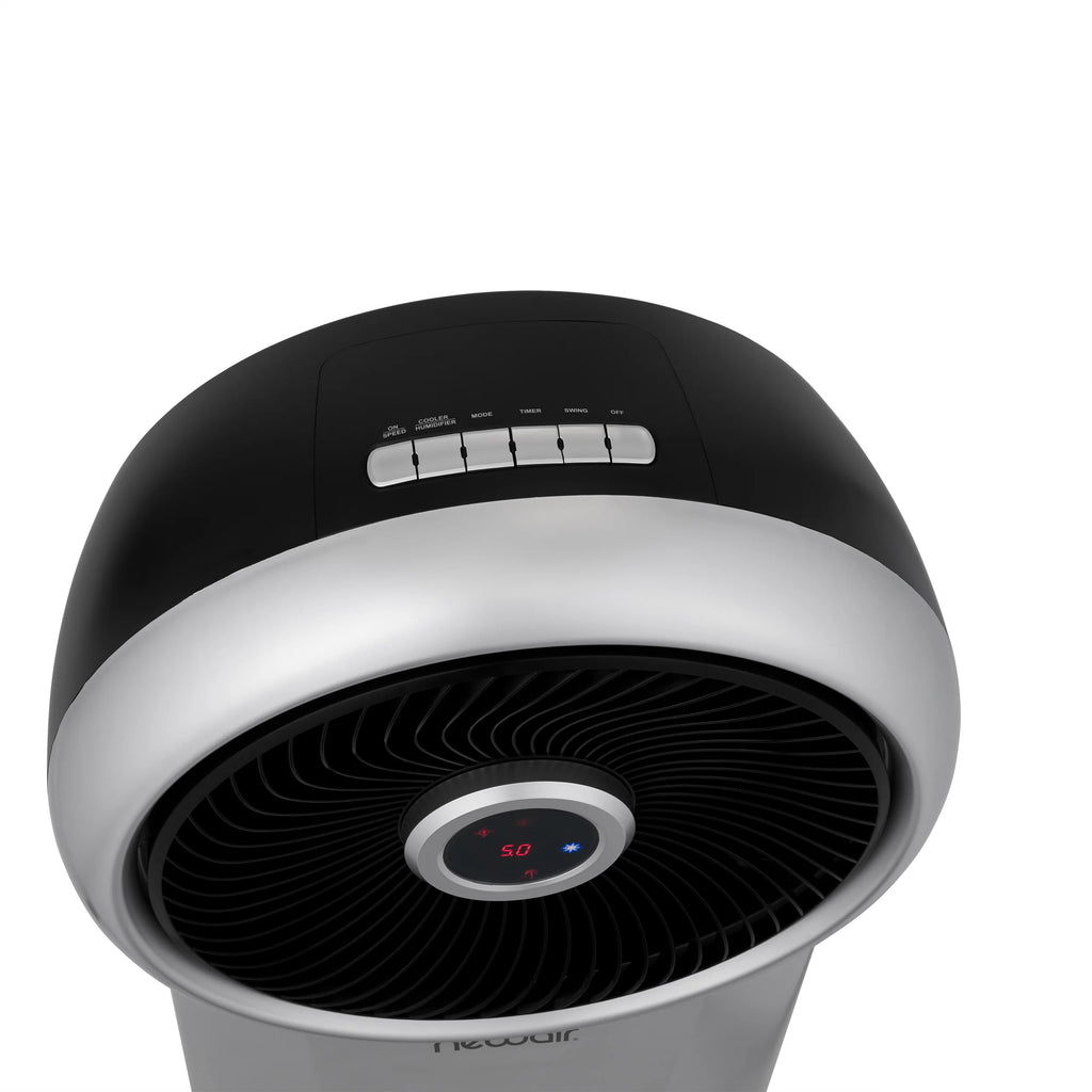 2025 Newair® Enfriador de Aire Evaporativo y Ventilador Portátil 470 CFM – Plateado