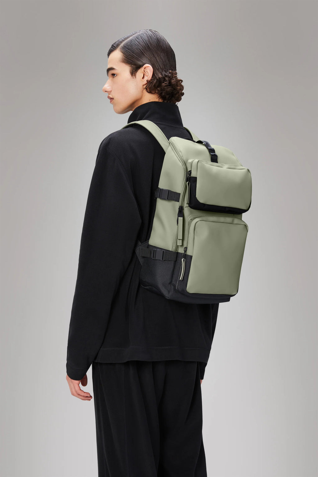 2025 Mochila Trail Cargo – Mochila Versátil y Resistente con Compartimento para Portátil de 13" y Bolsillos Exteriores Adicionales, en Tejido PU Impermeable