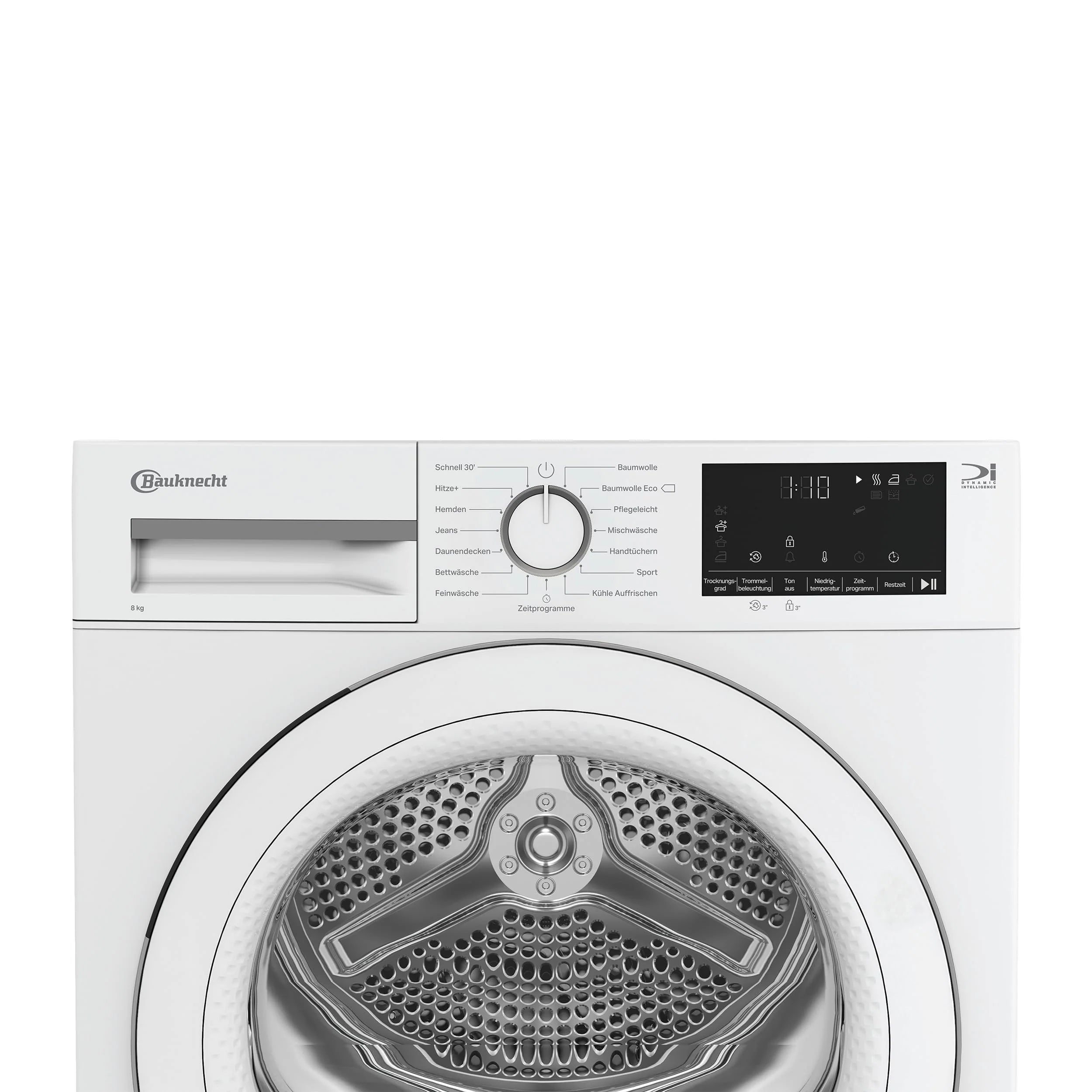 2025 Bauknecht BD 8D WWS Secadora con bomba de calor / 8 kg / Clase energética A++ / Precision Dry – secado inteligente / Motor inverter / Slim – profundidad extra compacta de solo 46 cm / Iluminación del tambor